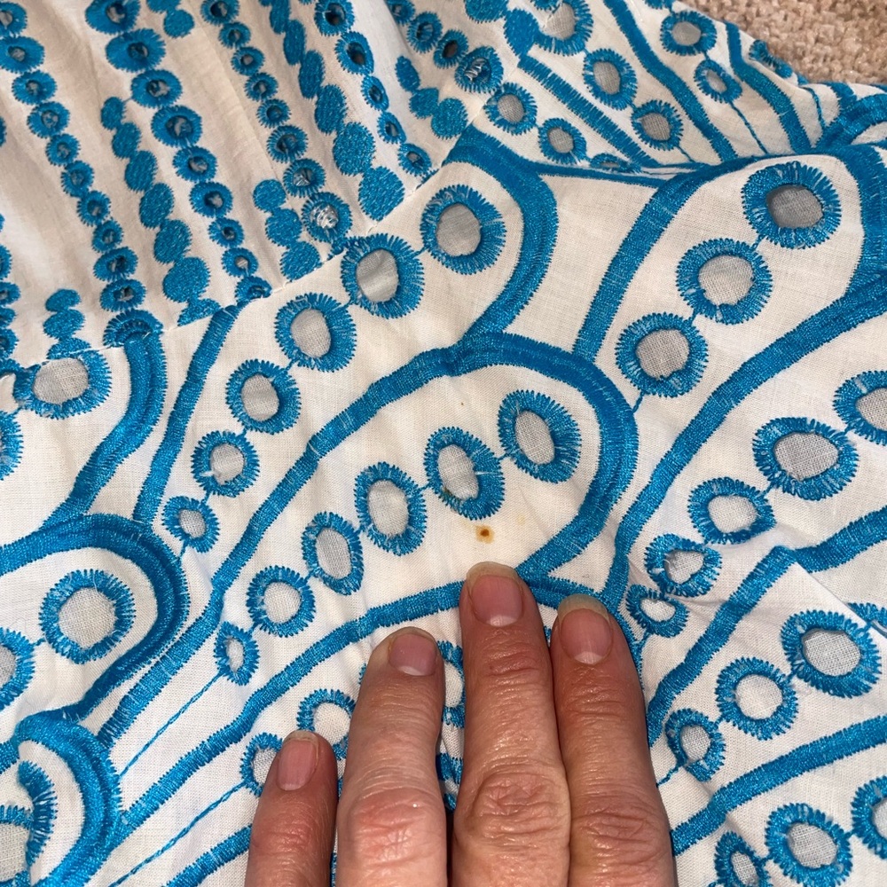 Blue & White Ruffled Sundress - Picture 5 of 6